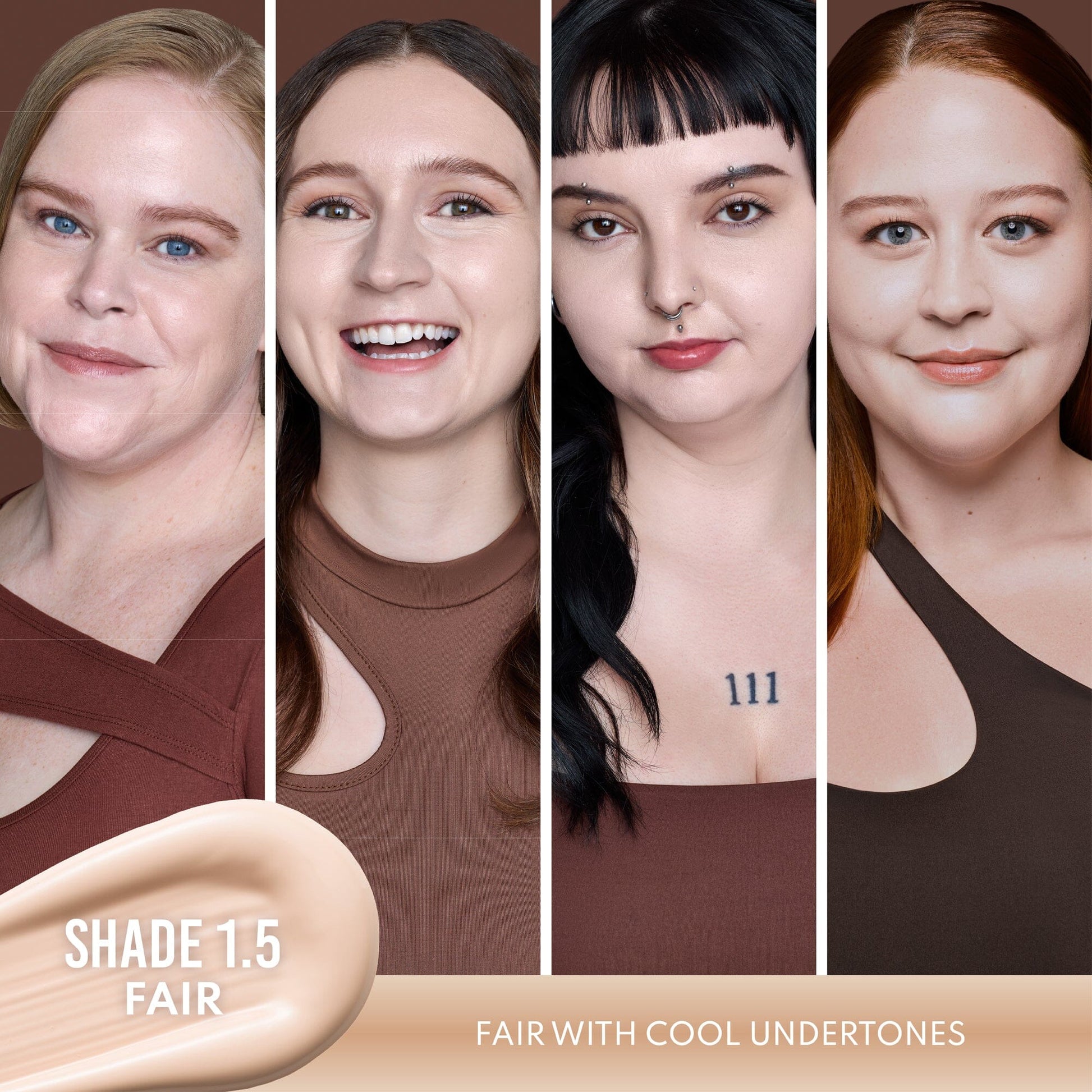 Yummy Skin Serum Skin Tint Foundation with Peptides + Ceramide
