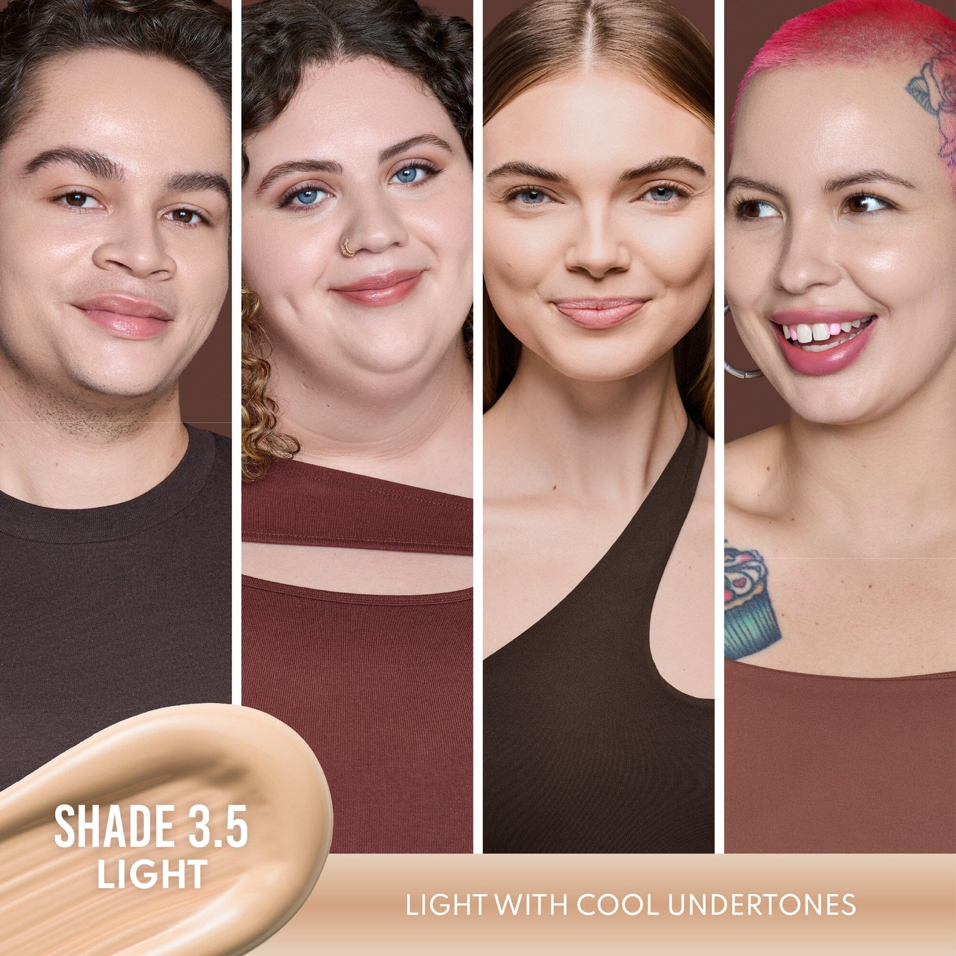 Yummy Skin Serum Skin Tint Foundation with Peptides + Ceramide